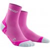 Ultralight Compression Short Socks pink light grey WP2B7Y front 2