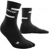 The Run Socks Mid Cut black WP2C5R WP3C5R front