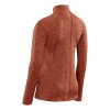 Zimní běžecká mikina CEP - dark orange melange