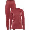 w set craft core warm baselayer cervena 2