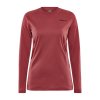 w set craft core warm baselayer cervena