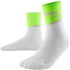 The run socks mid cut v4 green white WP2CCR WP3CCR front