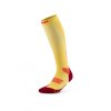 core run socks tall 5 0 marigold burgundy wp70mr wp80mr front 1 white 4to5