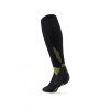 core run socks tall 5 0 black lime wp70lr wp80lr back white 4to5