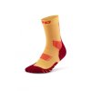 core run socks mid cut 5 0 marigold burgundy wp7cmr wp8cmr front 1 white 4to5