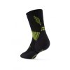 core run socks mid cut 5 0 black lime wp7clr wp8clr back white 4to5