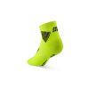 Core Run Socks Low Cut 5 0 lime black WP7AKR WP8AKR back transp 4to5