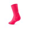 Core Run Socks Mid Cut 5 0 pink WP7C4R WP8C4R back white 4to5
