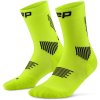 Core Run Socks Mid Cut 5 0 lime black WP7CKR WP8CKR front 2 transp 4to5
