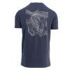inov8 graphic tee contours m black cerna