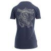 inov8 graphic tee contours w black cerna
