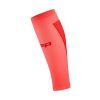cep core run ultralight sleeves calf 4 0 neon coral red ws70bl ws80bl front 1
