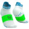 pro racing socks v4 0 run low white norse blue neon green t3