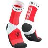 ultra trail socks v2 0 white fluo red t1