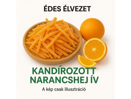 Narancshéj Ív  Kandírozott Narancshéj Ív 1kg