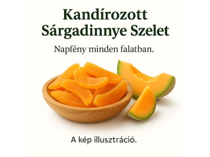 Sárgadinnye /Kandírozott Sárgadinnye Szelet 100g