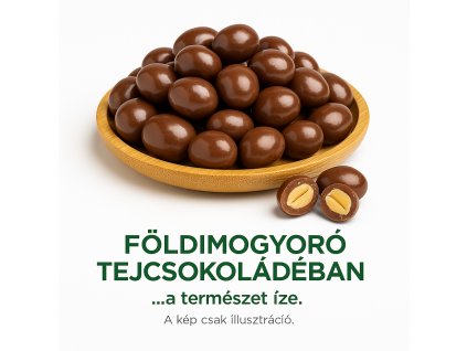Földimogyoró Tejcsokoládéban