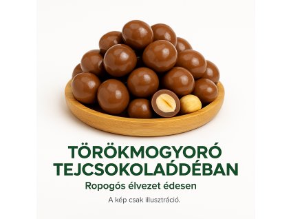 Török Mogyoró Tejcsokoládéban