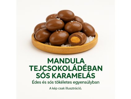 Mandula, Sós Karamellás Tejcsokoládé