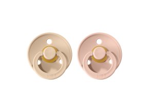 Bejbis_Dudliky BIBS z prirodniho kaucuku_Vanilla+Blush