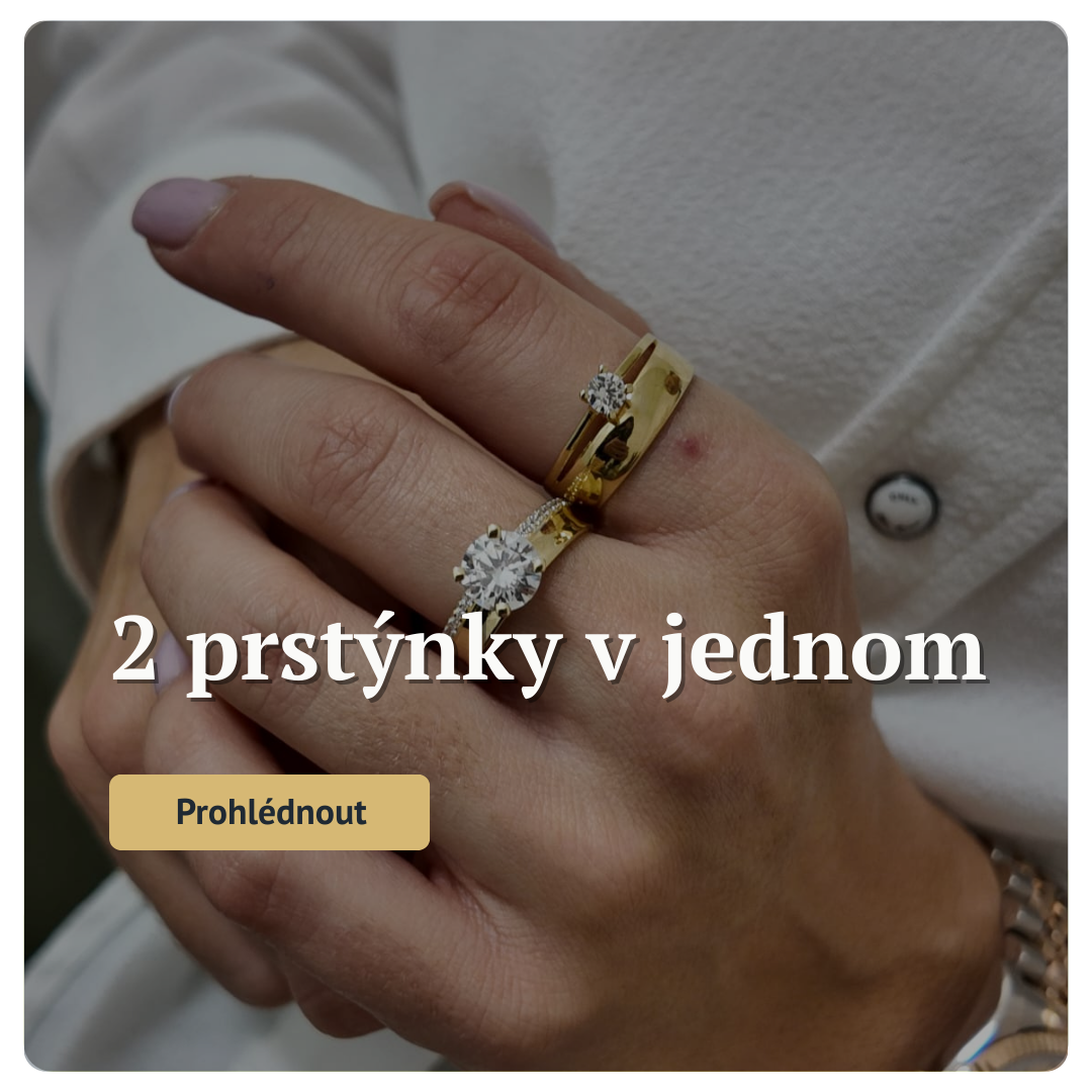Zlaté prsteny 2v1