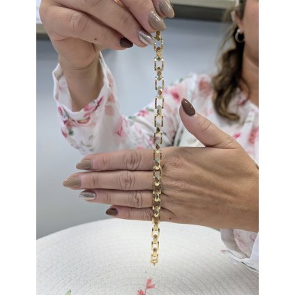 Zlatý náramek Glam