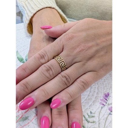 Zlatý prsten Řecký vzor