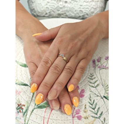 Zlatý prsten s očkem 2 (Ryzost 14kt (585/1000), Velikost prstenu 58, Váha 1,80 g)