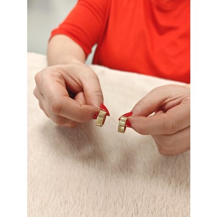 5904 damske zlate nausnice 2 25 g