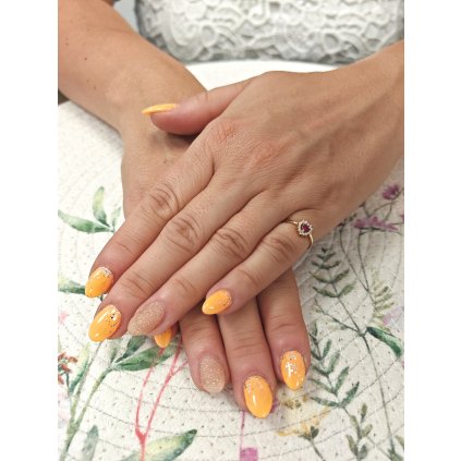 Dětský zlatý prstýnek s červeným srdcem (Ryzost 14kt (585/1000), Velikost prstenu 44, Váha 1,15 g)