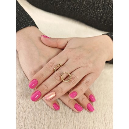 Zlaté atypické mini kroužky 1,5cm (Ryzost 14kt (585/1000), Váha 1,39 g)