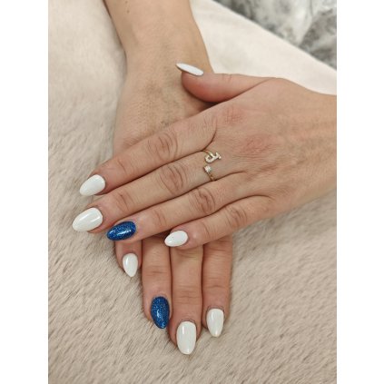 Zlatý dámský prsten písmenko J (Ryzost 14kt (585/1000), Velikost prstenu 57, Váha 1,13 g)