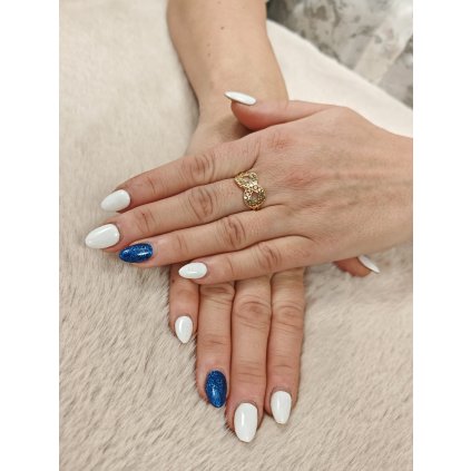 Zlatý dámský prsten nekonečno (Ryzost 14kt (585/1000), Velikost prstenu 62, Váha 2,01 g)