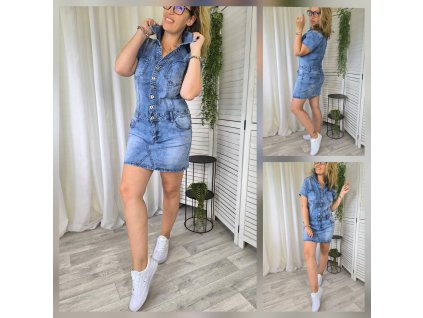 Riflové šaty Rendy