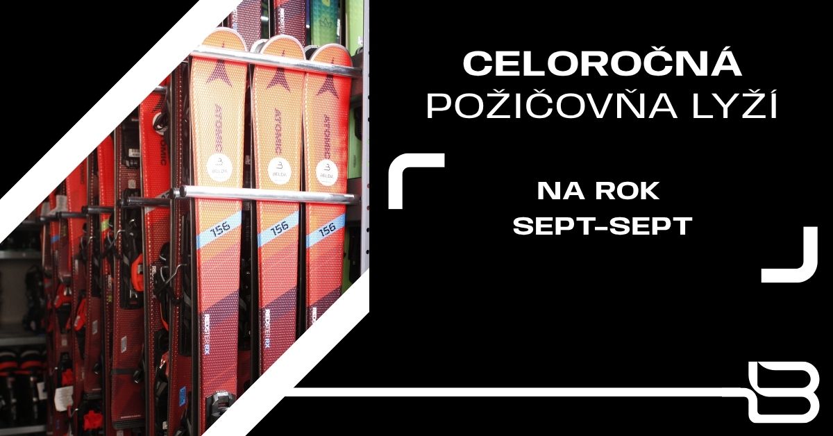 Ročná požičovňa lyží Nitra (365 dní)