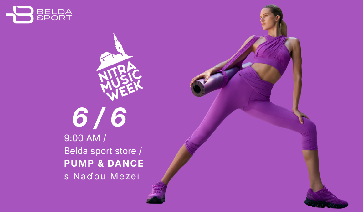 Ranný Pump & Dance Workout v Nitre: energia, hudba a štýl už 6. júna