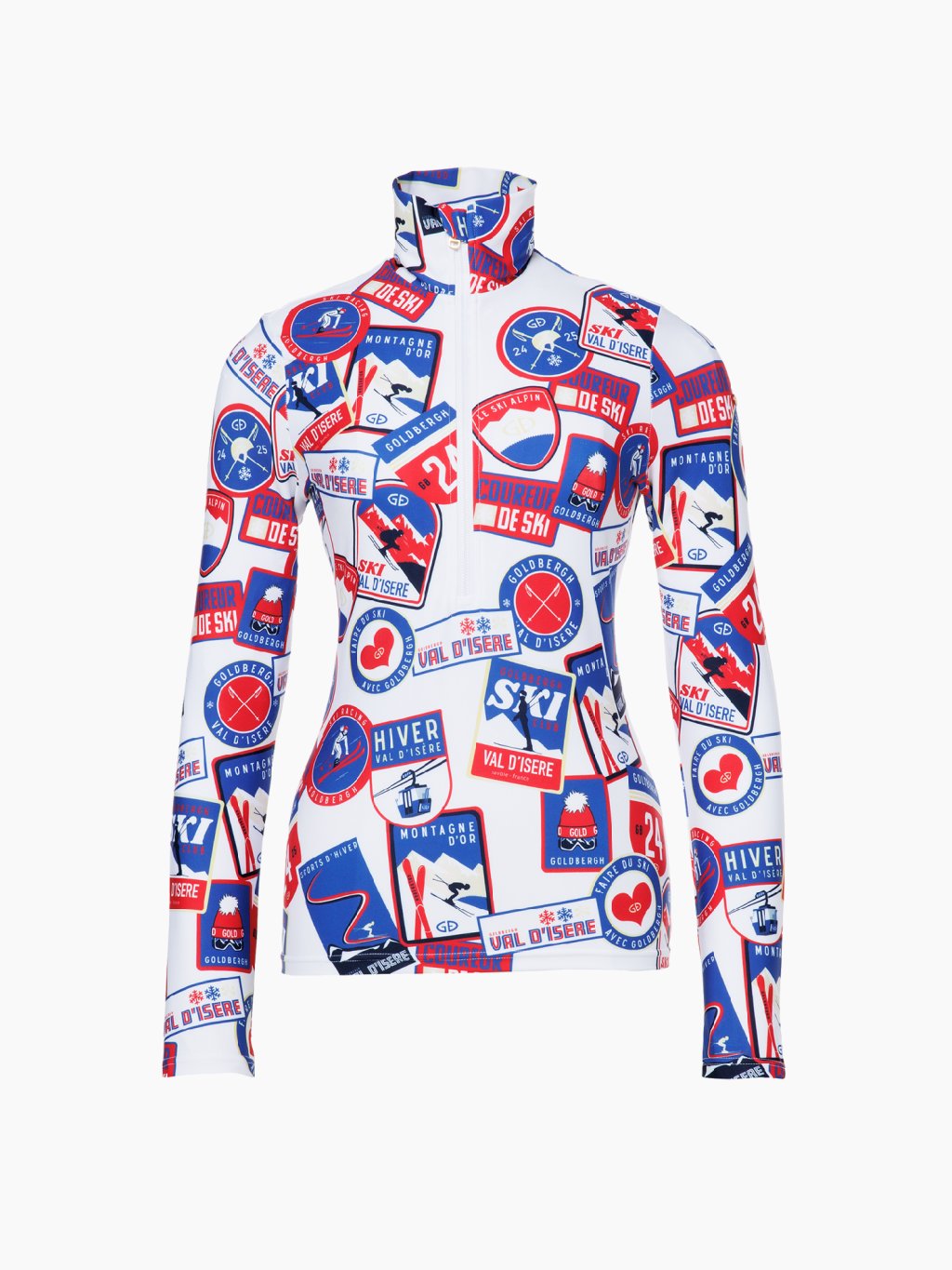 Goldbergh rolák Collect Ski Pully white Velikost: M