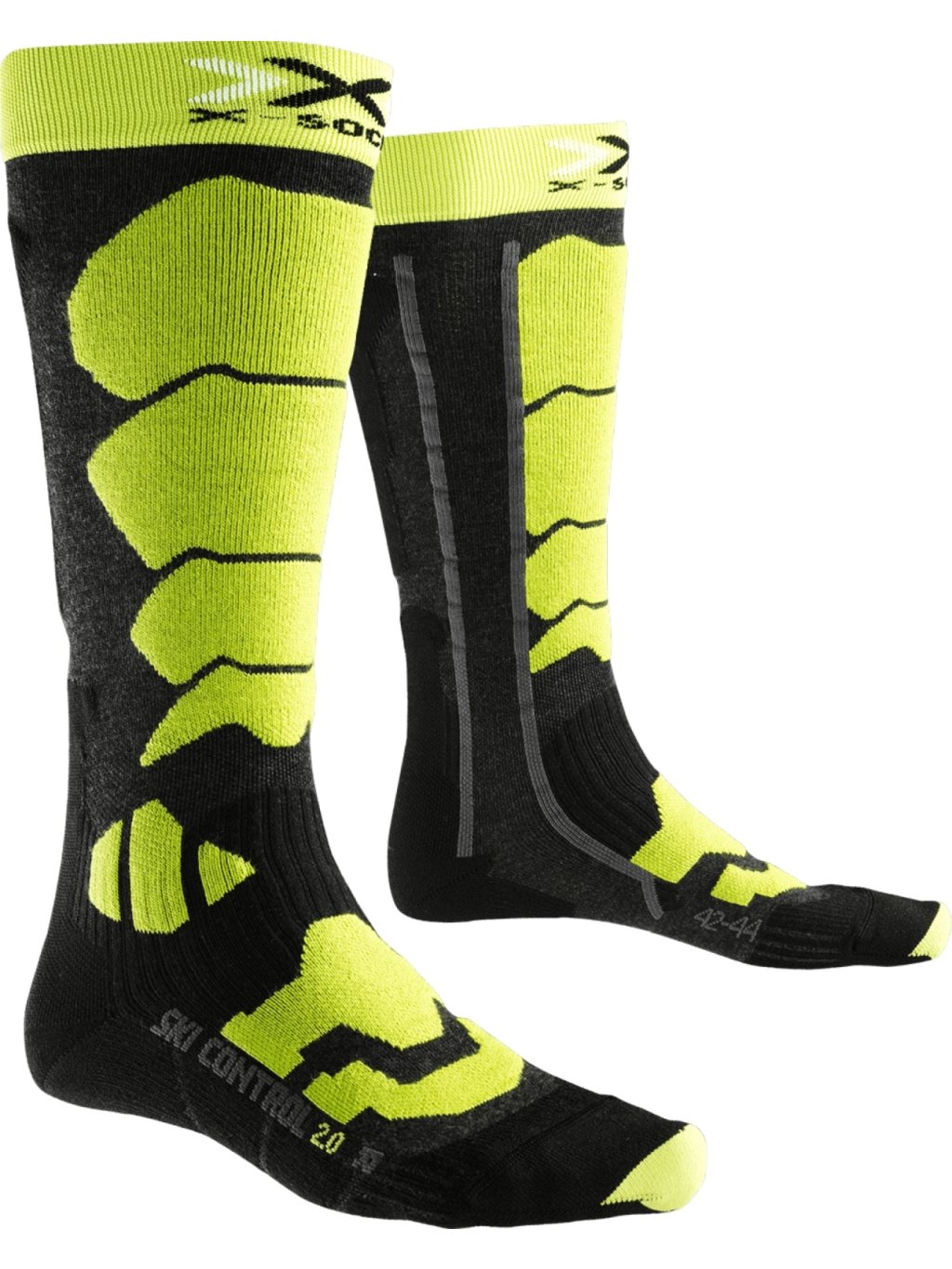 XBionic ponožky T XSOCKS SKI CONTROL anthracite/green lime Belda.sk