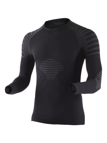 X-Bionic - tričko T Man Invent Shirt Long Sleeve black/anthracite