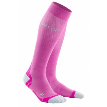 run ultralight compression socks electricpink lightgrey