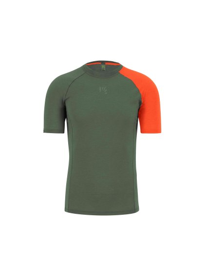 Karpos tričko Dinamico Merino 130 T-shirt thyme spicy orange