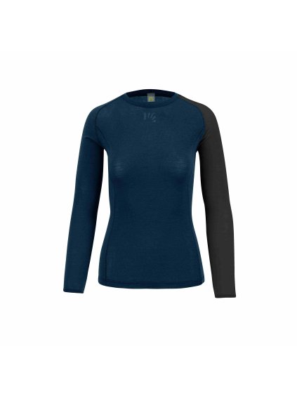 Karpos tričko Dinamico Merino 130 W Jersey LS midnigth black