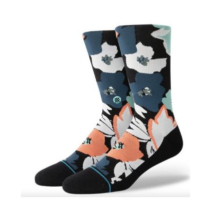 Stance ponožky Flower Beds Crew black