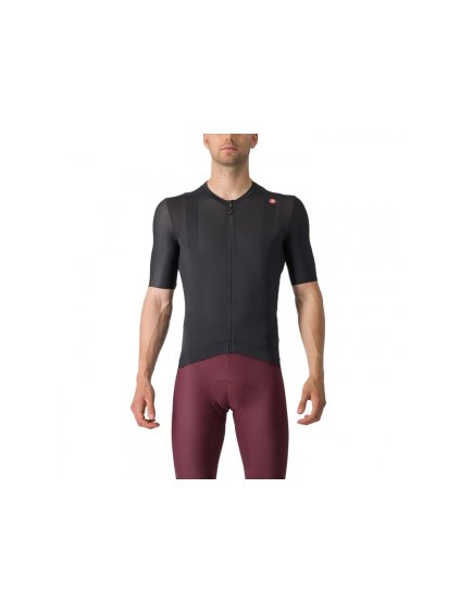 98369 castelli espresso jersey light black dark gray