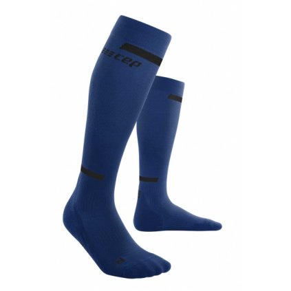 the run socks tall blue wp205r wp305r front
