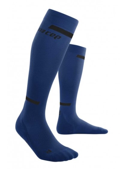 the run socks tall blue wp205r wp305r front