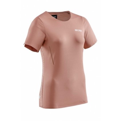 run shirt round neck ss rose w0a3a5 w front