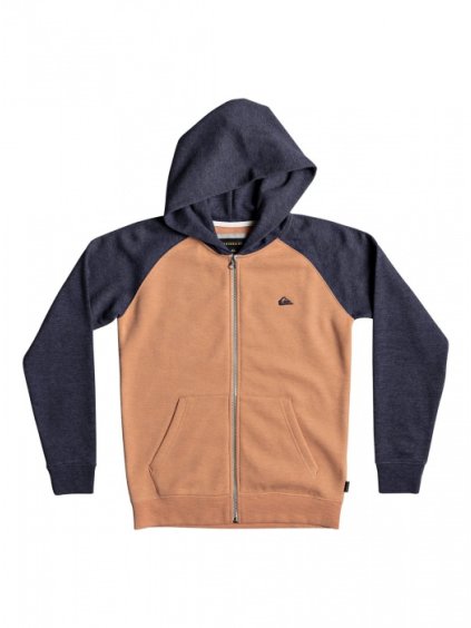QUIKSILVER - mikina EVERYDAY ZIP YOUTH cadmium orange heather
