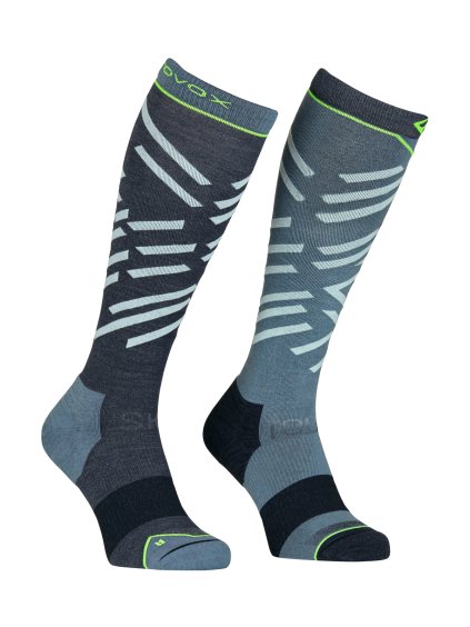 54797 90201 SKI TOUR LONG SOCKS M black raven B 01