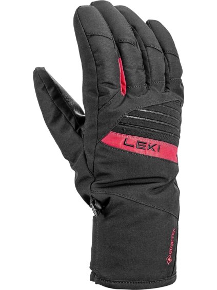 Leki rukavice Space Gtx black red